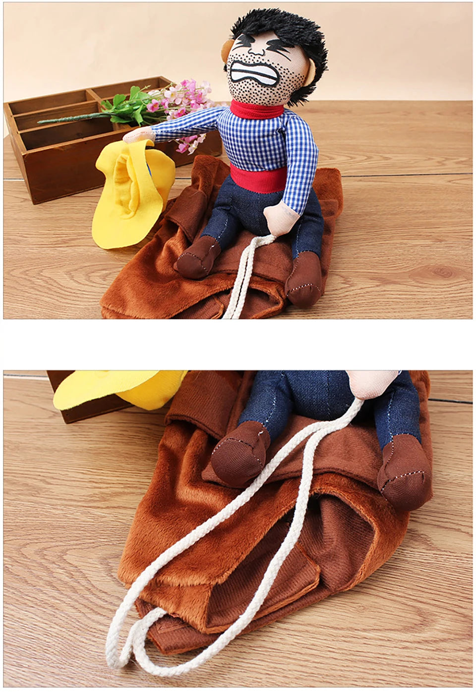 Fantasia de cowboy para cães
