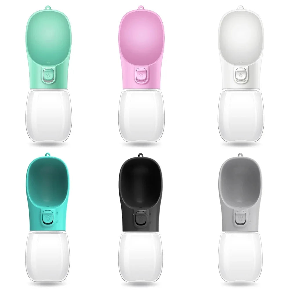 Garrafa de Água Portátil para Pets – Bebedouro de Passeio Anti-Vazamento