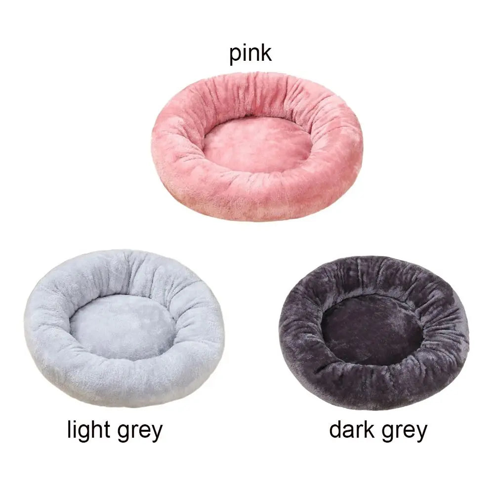 Cama Nuvem Donut Premium – Cama Redonda Antiestresse e Lavável para Pets