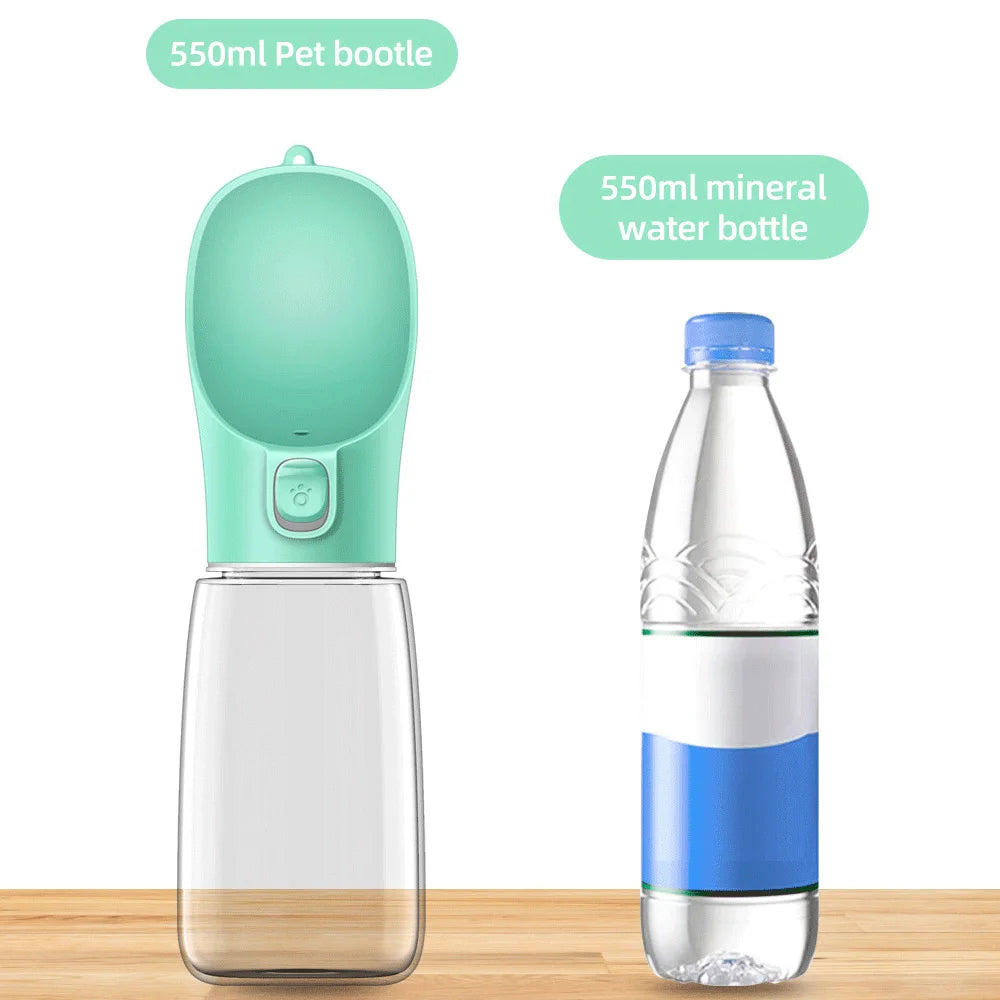 Garrafa de Água Portátil Pet – Bebedouro de Passeio Anti-Vazamento