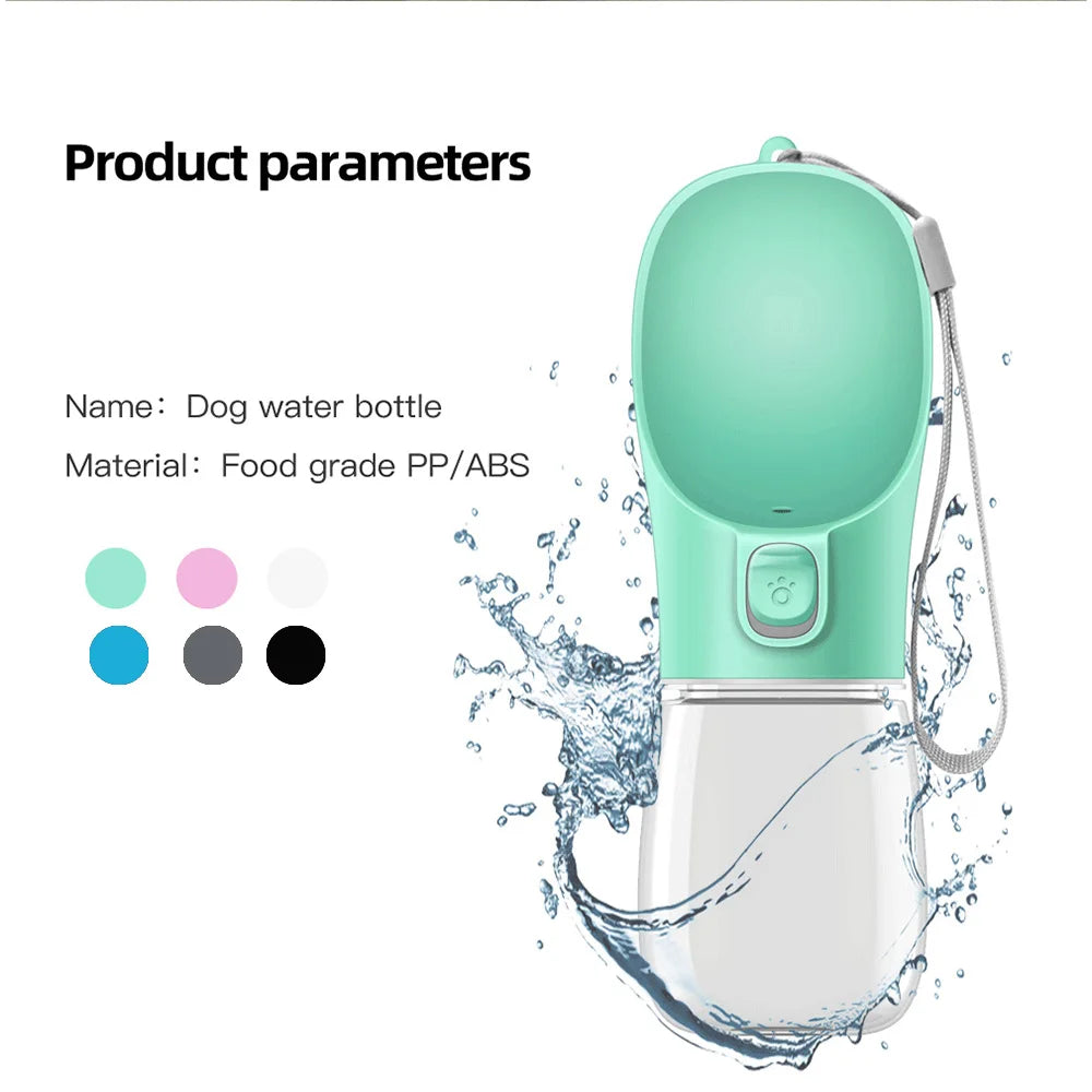 Garrafa de Água Portátil Pet – Bebedouro de Passeio Anti-Vazamento