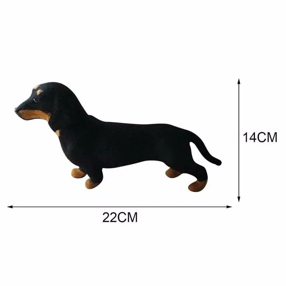 Dachshund Realista de Feltro