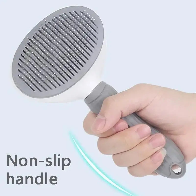 Premium Self-Cleaning Pet Brush – Dead Hair Remover