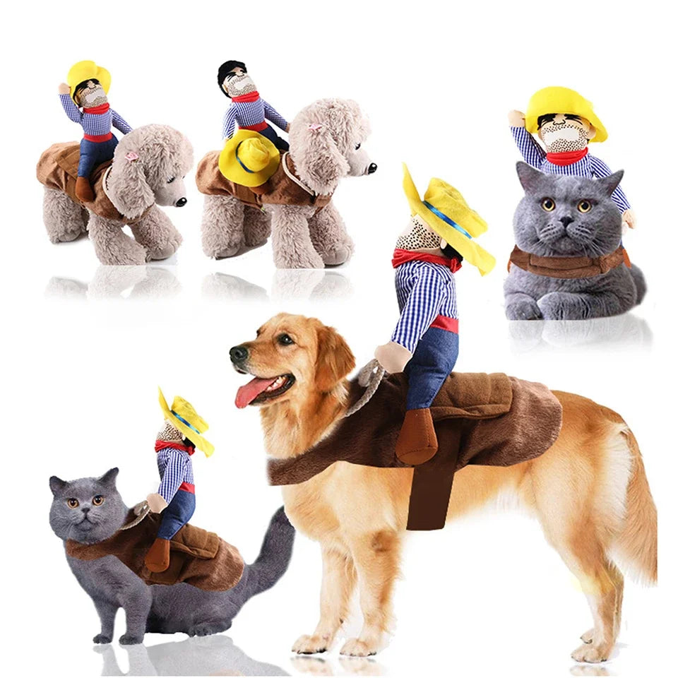 Fantasia de cowboy para cães
