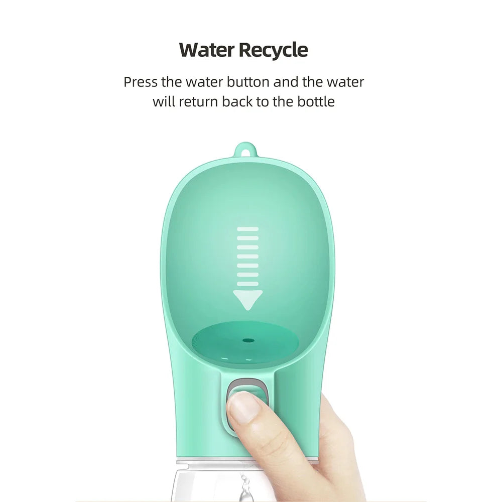 Garrafa de Água Portátil Pet – Bebedouro de Passeio Anti-Vazamento