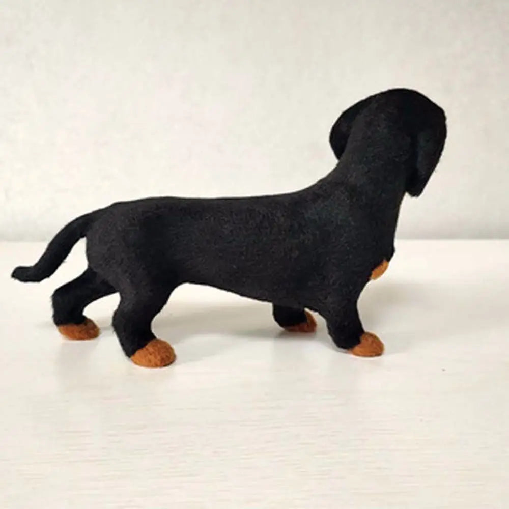 Dachshund Realista de Feltro