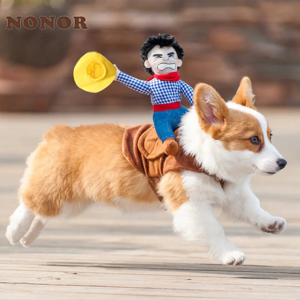 Fantasia de cowboy para cães